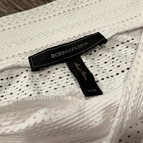 NWOT BCBGMAXAZRIA Bettie Eyelet Sweater Knit Two Piece Dress - Picture 5 of 7